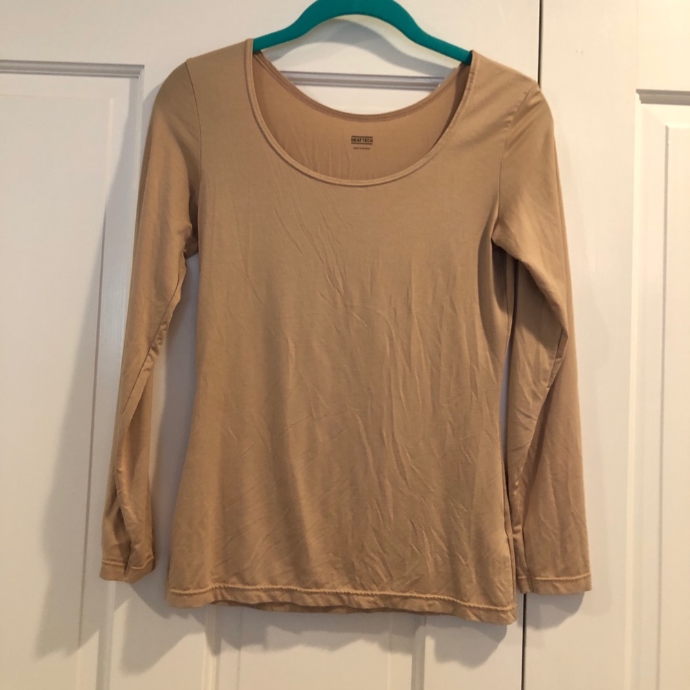 Tan long sleeve heat tech shirt